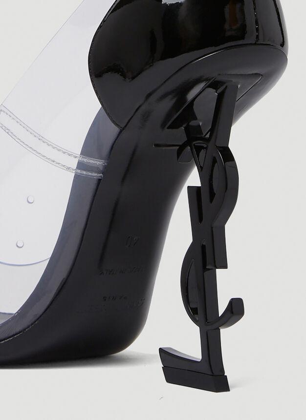商品Yves Saint Laurent|Opyum Logo High Heels in Black,价格¥10170,第7张图片详细描述