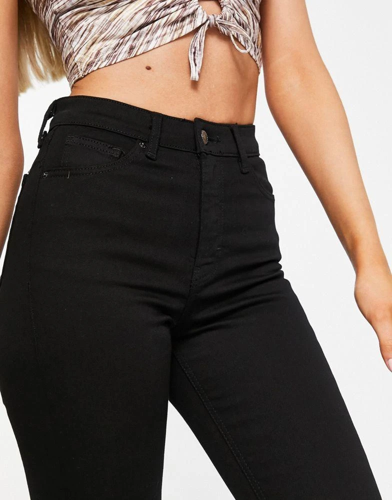 商品Topshop|Topshop Jamie jeans in pure black,价格¥330,第4张图片详细描述