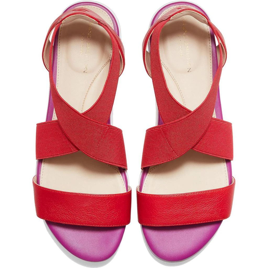 商品Cole Haan|Cole Haan Grand Ambition Women's Mixed Media Colorblock Flat Sandals,价格¥153,第3张图片详细描述