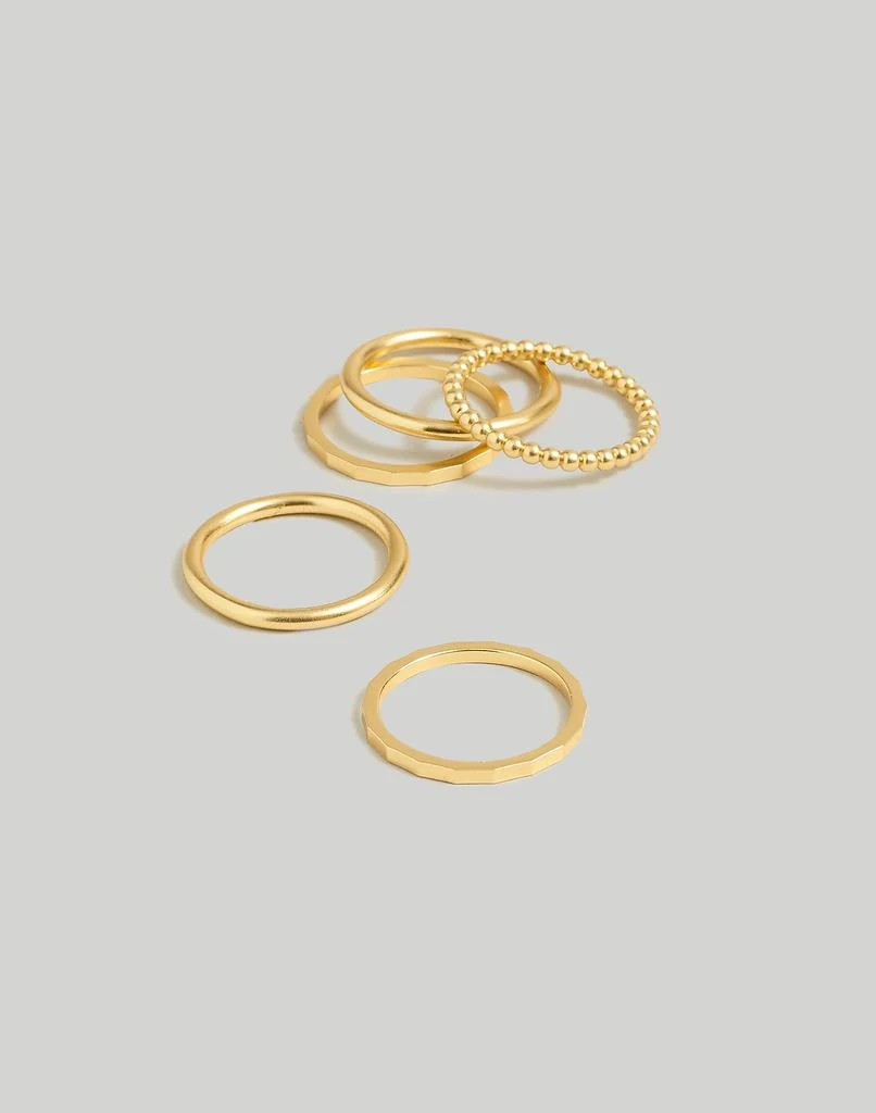 商品Madewell|Simple Stacking Ring Set,价格¥217,第1张图片