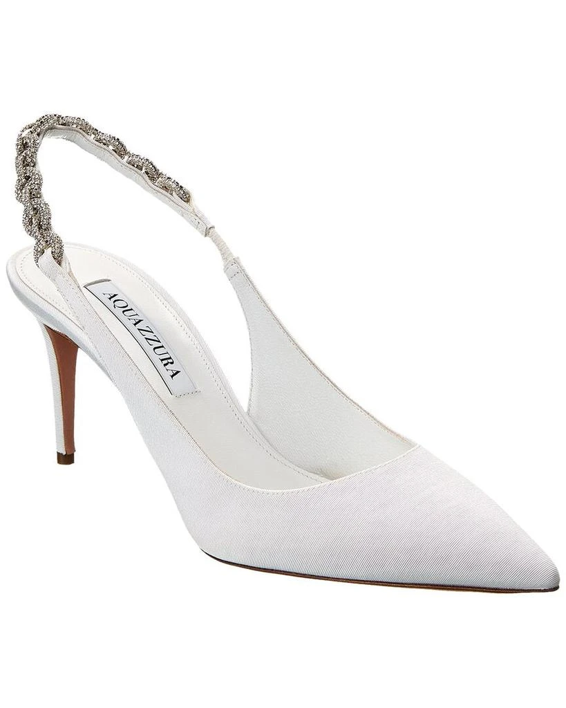 商品Aquazzura|Aquazzura Love Link 75 Grosgrain Slingback Pump,价格¥4610,第1张图片