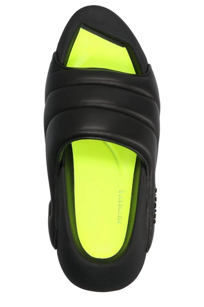 商品Balmain|Balmain B-It-Puffy Padded Slip-On Slides,价格¥1904,第3张图片详细描述