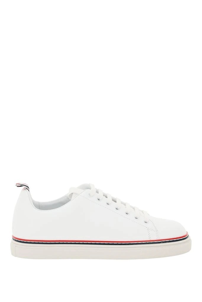 商品Thom Browne|Thom Browne Leather Low Top Sneakers,价格¥2639,第1张图片