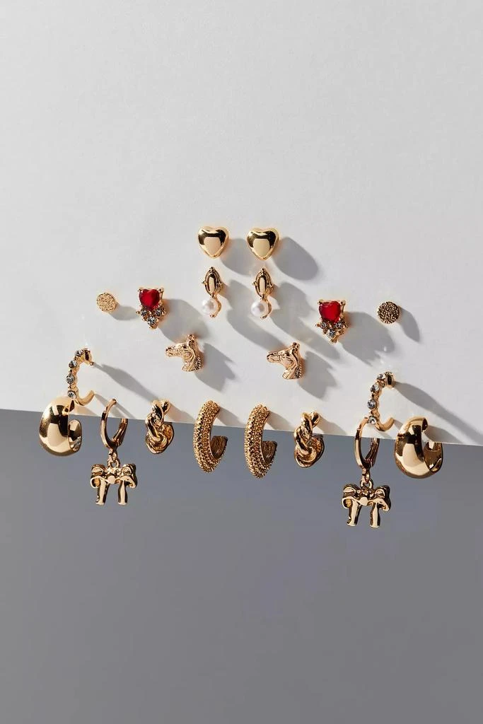 商品Urban Outfitters|Kit Metal Multi Earrings Set,价格¥185,第2张图片详细描述