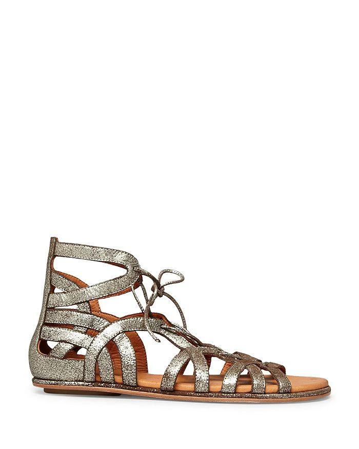 商品Gentle Souls|Women's Break My Heart Metallic Lace Up Sandals,价格¥1265,第2张图片详细描述