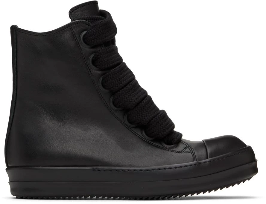 商品Rick Owens|Black Jumbo Laced Sneakers,价格¥9312,第1张图片