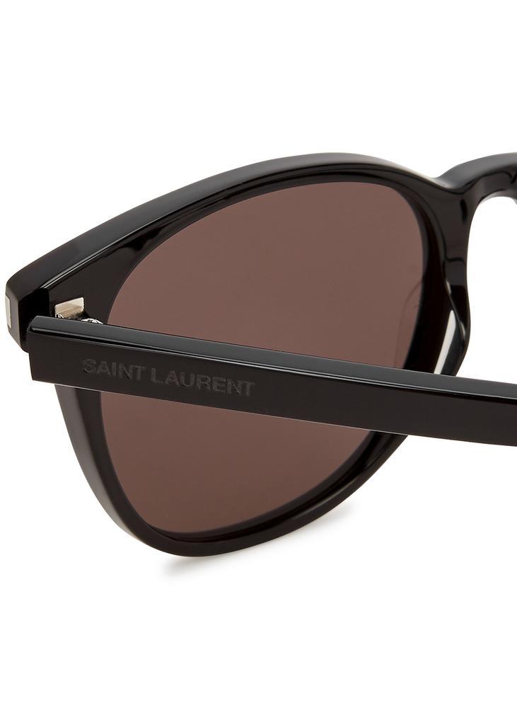 商品Yves Saint Laurent|Zoe black wayfarer-style sunglasses,价格¥2236,第5张图片详细描述