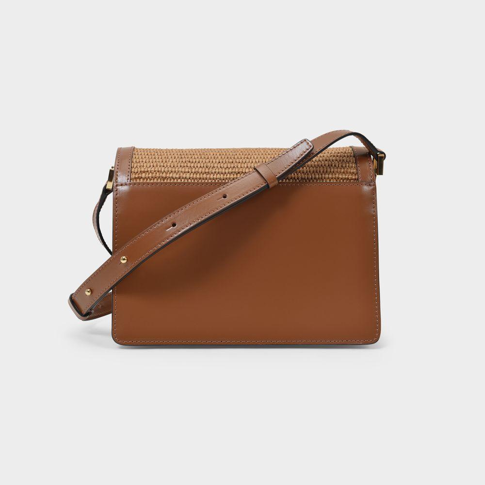 Trunk Soft Medium Bag in Brown Leather商品第3张图片规格展示