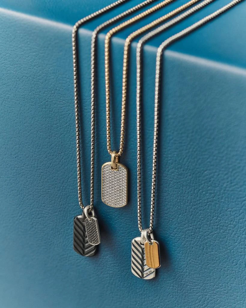 商品David Yurman|Men's Box Chain Necklace in Silver, 2.7mm, 26"L,价格¥2273,第2张图片详细描述