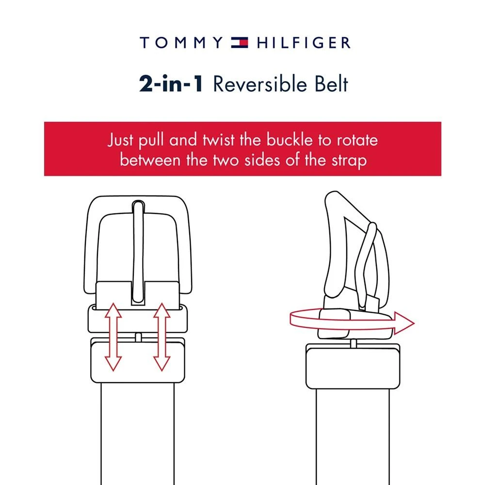 Men’s Two-In-One Reversible Roller Bar Buckle Belt 商品