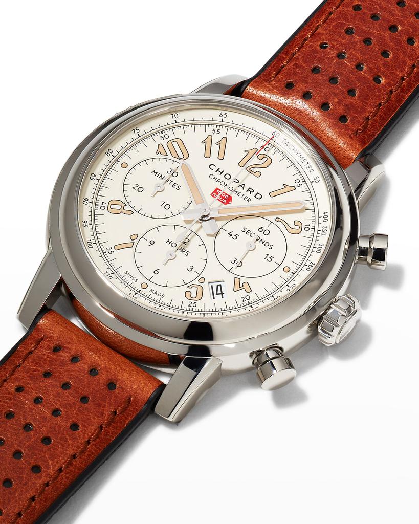 Mille Miglia Chronograph Watch with Leather Strap, 42mm商品第3张图片规格展示