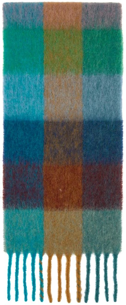 商品Acne Studios|Multicolor Mohair Checked Scarf,价格¥2753,第2张图片详细描述