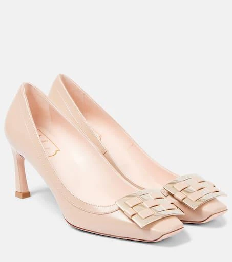 商品Roger Vivier|Trompette 70皮革高跟鞋,价格¥9818,第1张图片