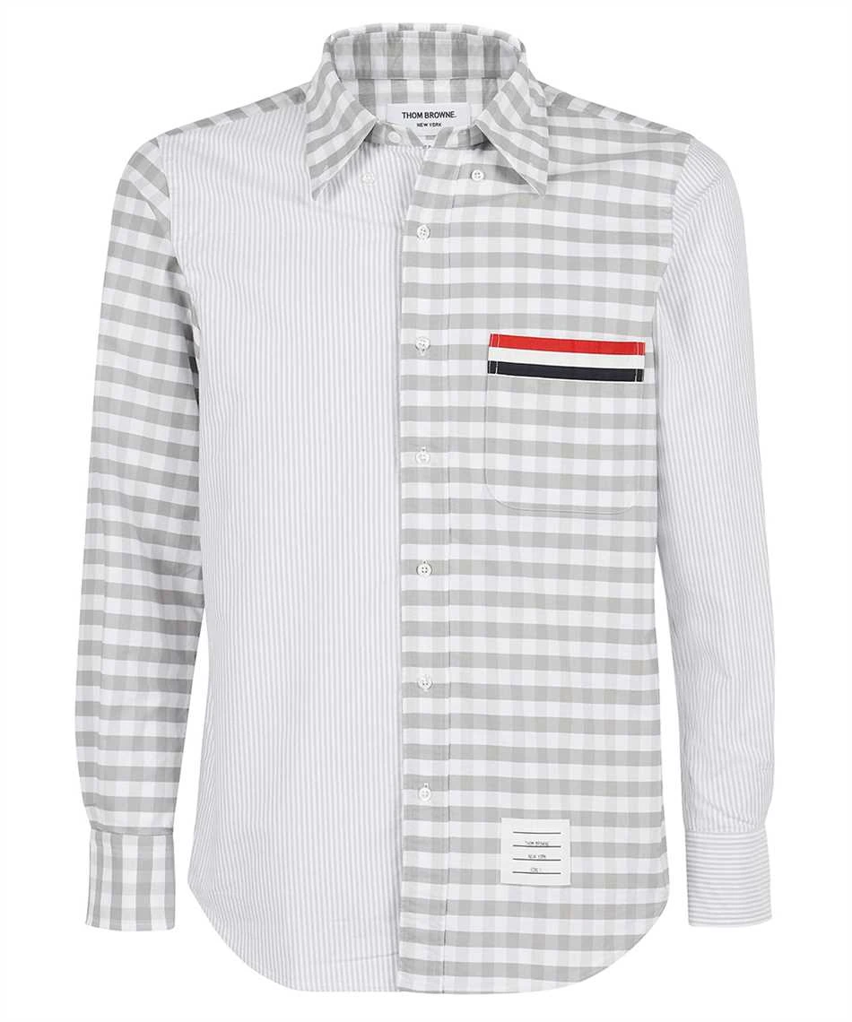 商品Thom Browne|THOM BROWNE 拼色男士衬衫 MWL331F-04569-035,价格¥2942,第1张图片