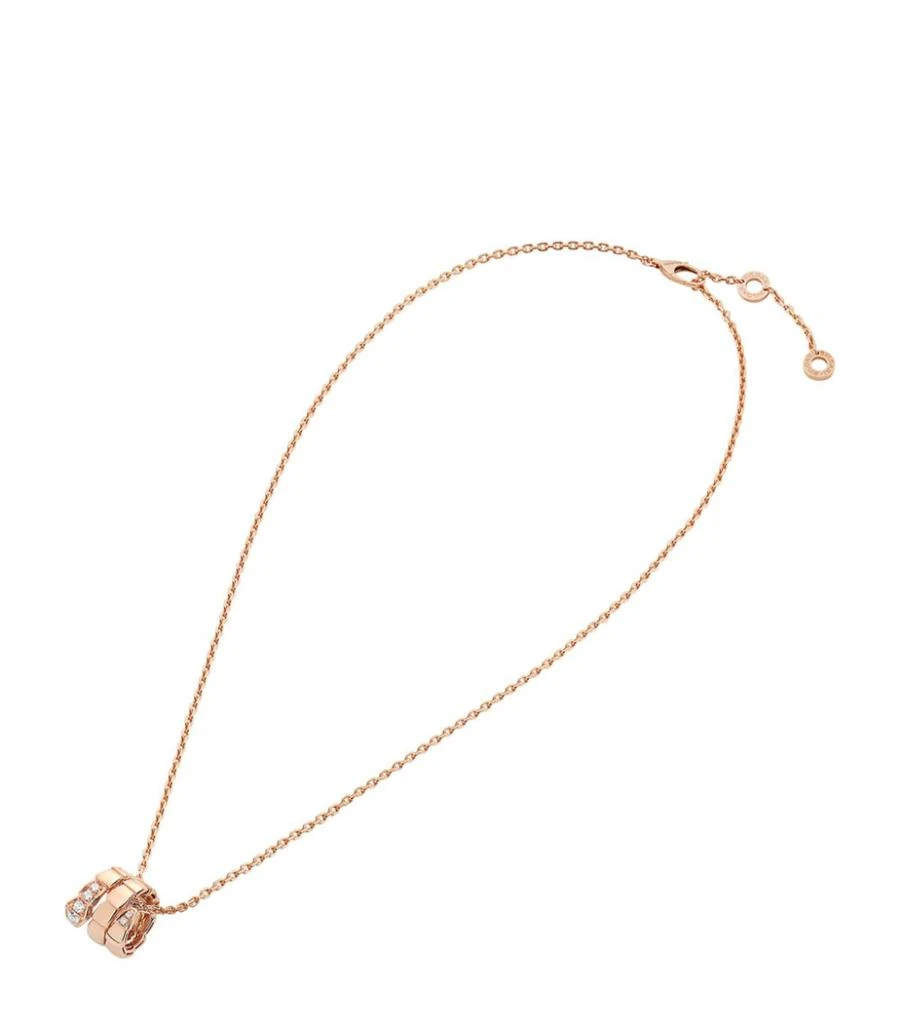 商品BVLGARI|Rose Gold and Demi Pavé Diamond Serpenti Viper Necklace,价格¥38928,第1张图片