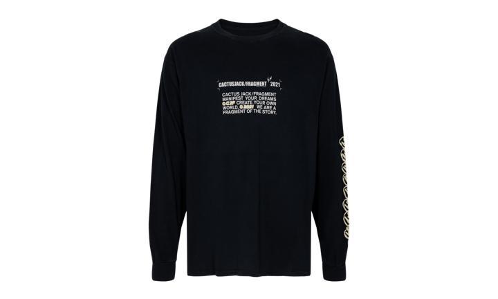 商品Travis Scott|Travis Scott Logo L/S,价格¥1120-¥1278,第1张图片