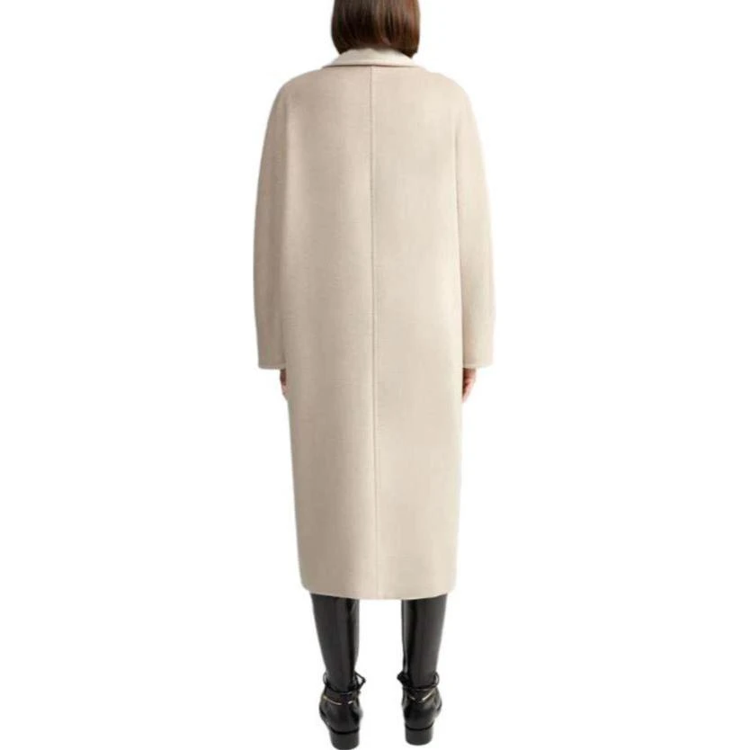 商品[国内直发] Max Mara|[预售3天]Madame系列 101801 经典款双面毛呢宽松排扣大衣 女款 浅米色,价格¥15245,第4张图片详细描述