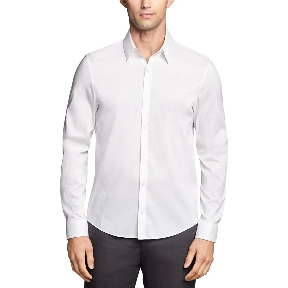 商品Calvin Klein|Men's Extra Slim Fit Stretch Dress Shirt,价格¥206,第3张图片详细描述