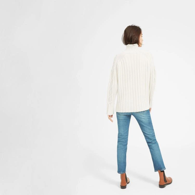 商品Everlane|粗针织羊绒羊毛混纺高领毛衣,价格¥671,第5张图片详细描述