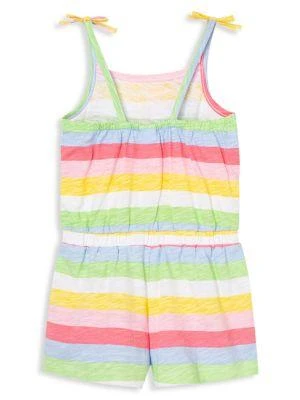 商品Little Me|Baby Girl's Multi Striped Knitted Romper,价格¥73,第2张图片详细描述