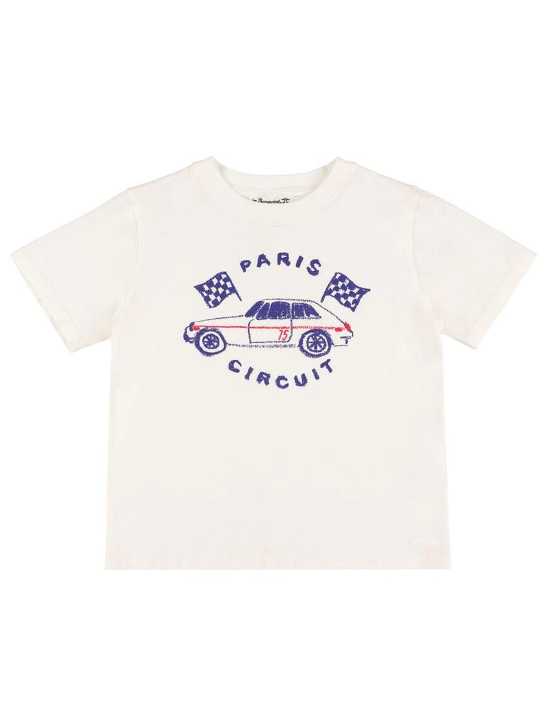 商品Bonpoint|Embroidered Cotton Jersey T-shirt,价格¥358,第1张图片