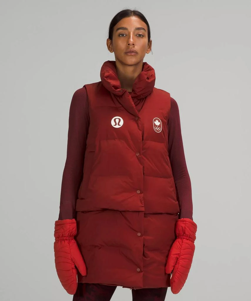 商品Lululemon|Team Canada Quilted Mittens on String *COC Logo,价格¥255,第2张图片详细描述