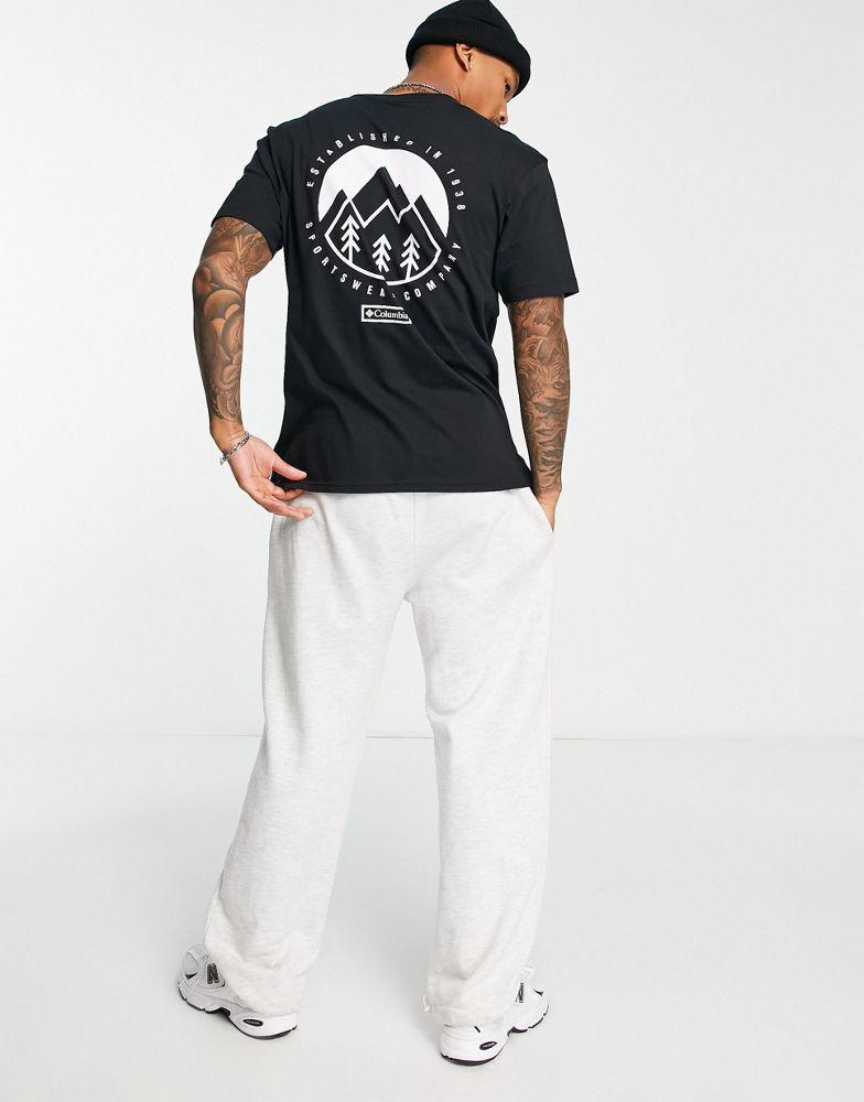 Columbia Tillamook back print t-shirt in black Exclusive at ASOS商品第3张图片规格展示