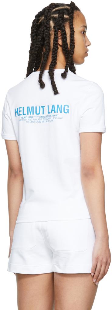 White 'U.S Lang' T-Shirt商品第3张图片规格展示
