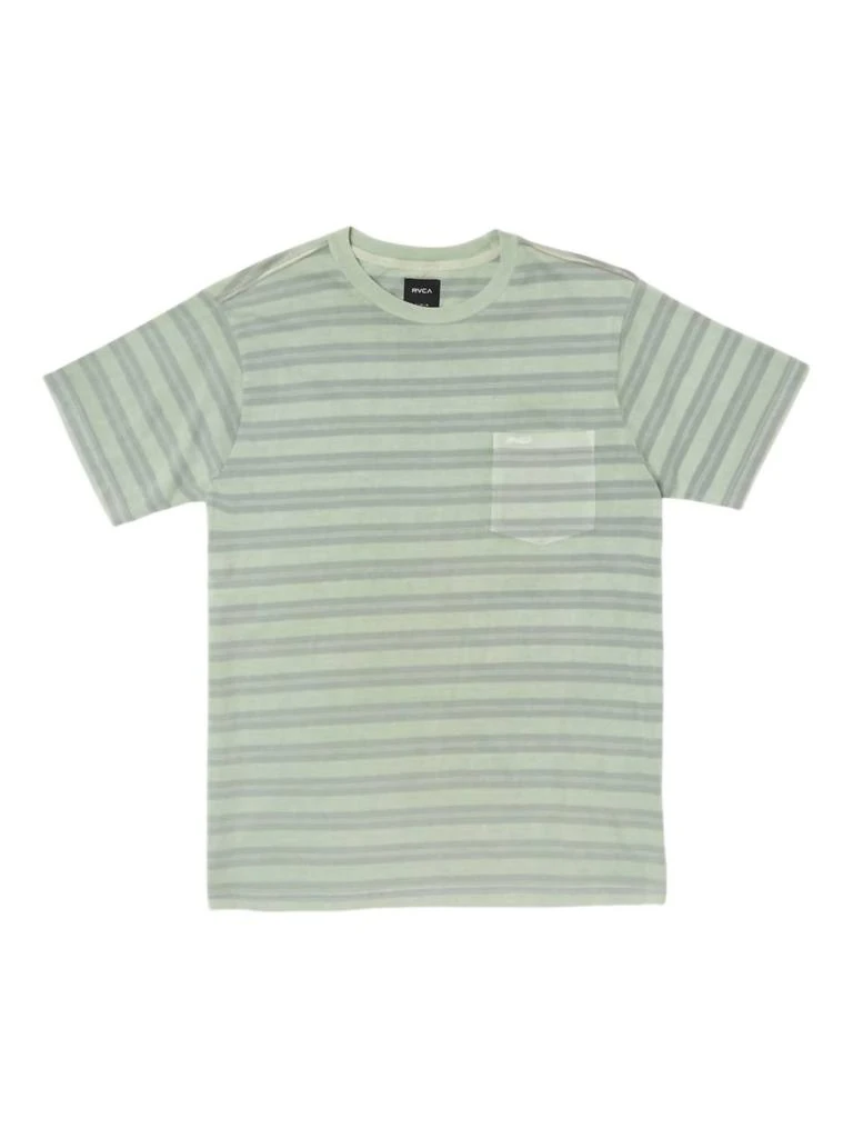 商品RVCA|Ptc Stripe T-Shirt In Green Haze,价格¥263,第3张图片详细描述