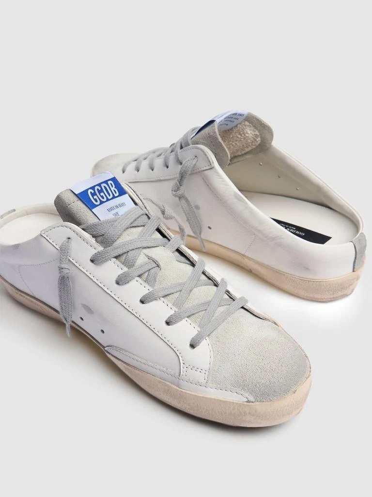 商品Golden Goose|20mm Super-star Leather Mule Sneakers,价格¥5132,第4张图片详细描述