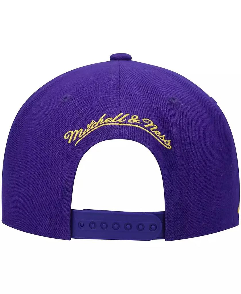商品Mitchell & Ness|Men's Purple Los Angeles Lakers Hardwood Classics Snapback Hat,价格¥252,第4张图片详细描述