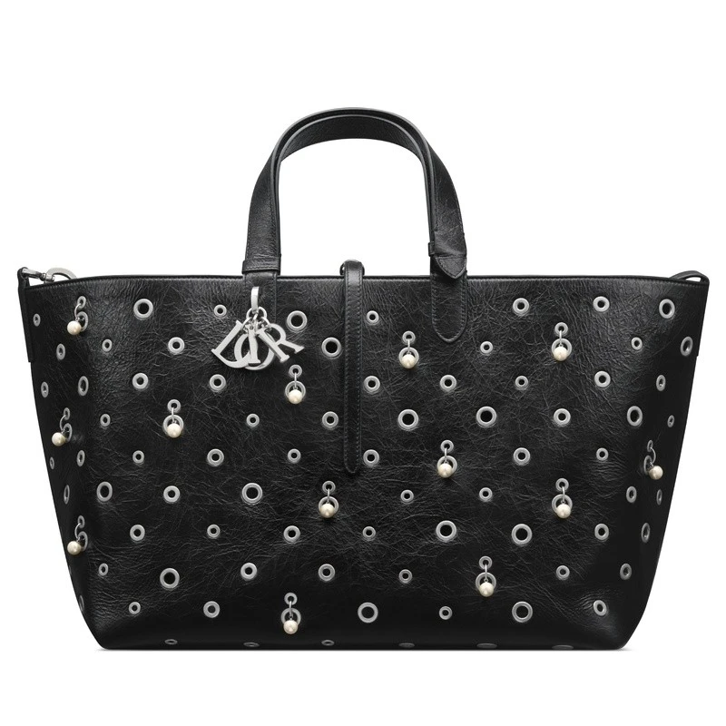 商品Dior|Dior 迪奥 Toujours系列女士黑色牛皮手提包,价格¥72528,第5张图片详细描述