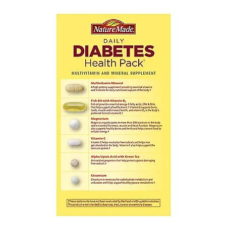 商品Nature Made|Nature Made Diabetes Health Pack, 60 ct.,价格¥184,第4张图片详细描述