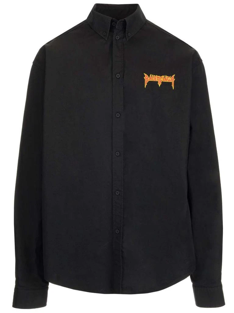 商品Balenciaga|Balenciaga Men's Black Other Materials Shirt,价格¥8527,第1张图片