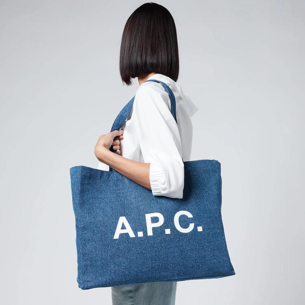 A.P.C. Women's Diane Denim Tote Bag商品第2张图片规格展示