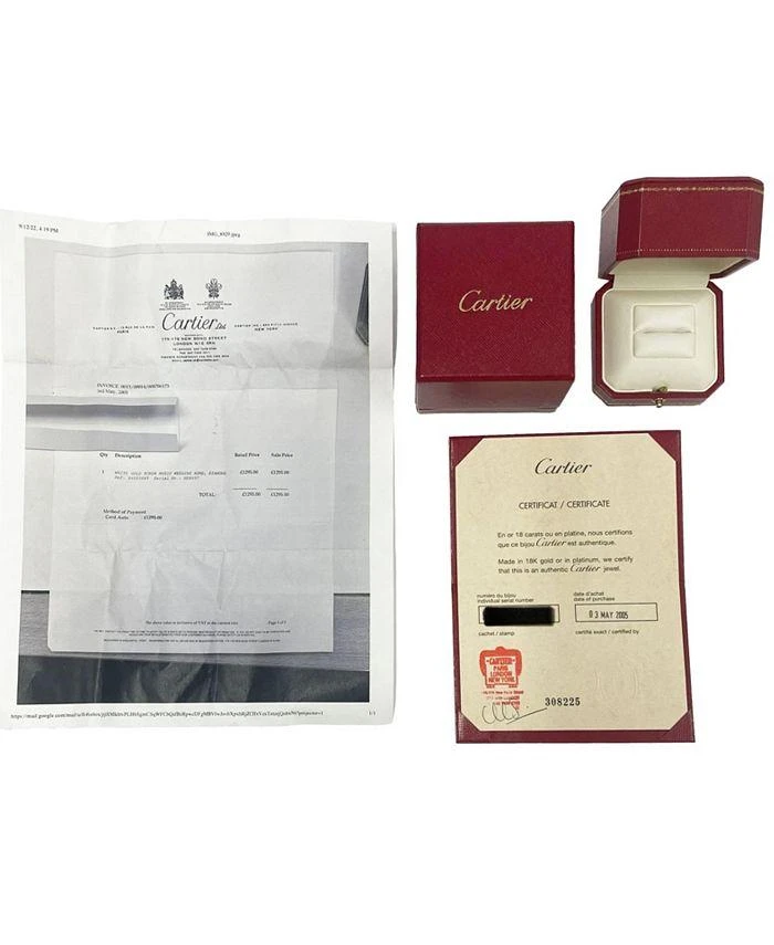 商品[二手商品] Cartier|Love 18K White Gold Wedding Band,价格¥20149,第2张图片详细描述
