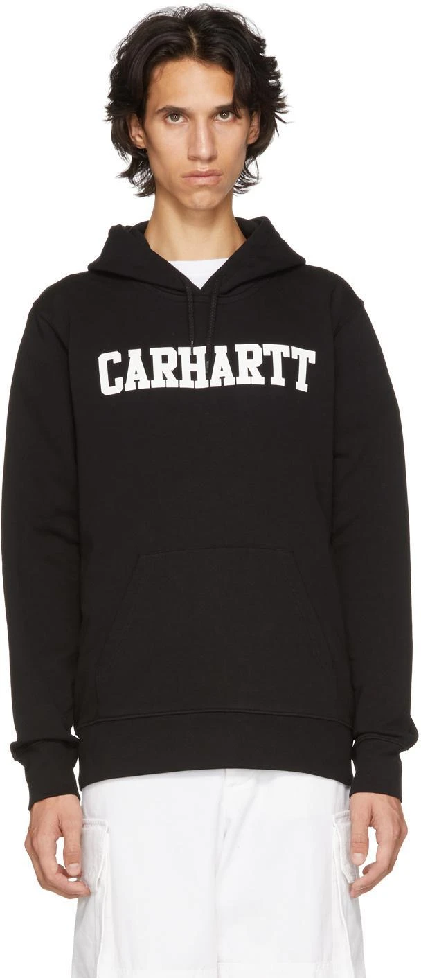 商品Carhartt WIP|Black College Hoodie,价格¥464,第1张图片