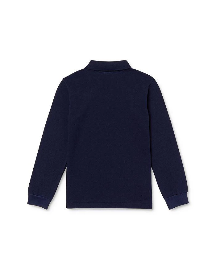 商品Lacoste|Boys' Classic Piqué Long-Sleeve Polo - Little Kid, Big Kid,�价格¥408,第2张图片详细描述