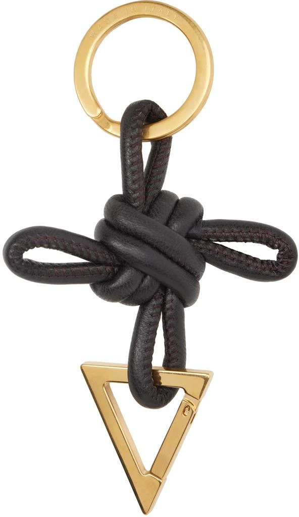 商品Bottega Veneta|黑色 Triangle 钥匙扣,价格¥3599,第2张图片详细描述