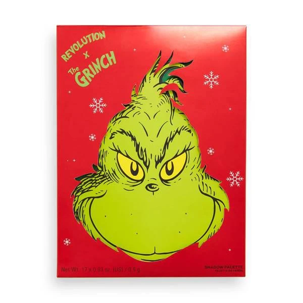 商品Makeup Revolution|Makeup Revolution The Grinch x Revolution The Grinch Shadow Palette,价格¥152,第5张图片详细描述