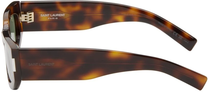 商品Yves Saint Laurent|Brown SL 697 Sunglasses,价格¥3725,第3张图片详细描述