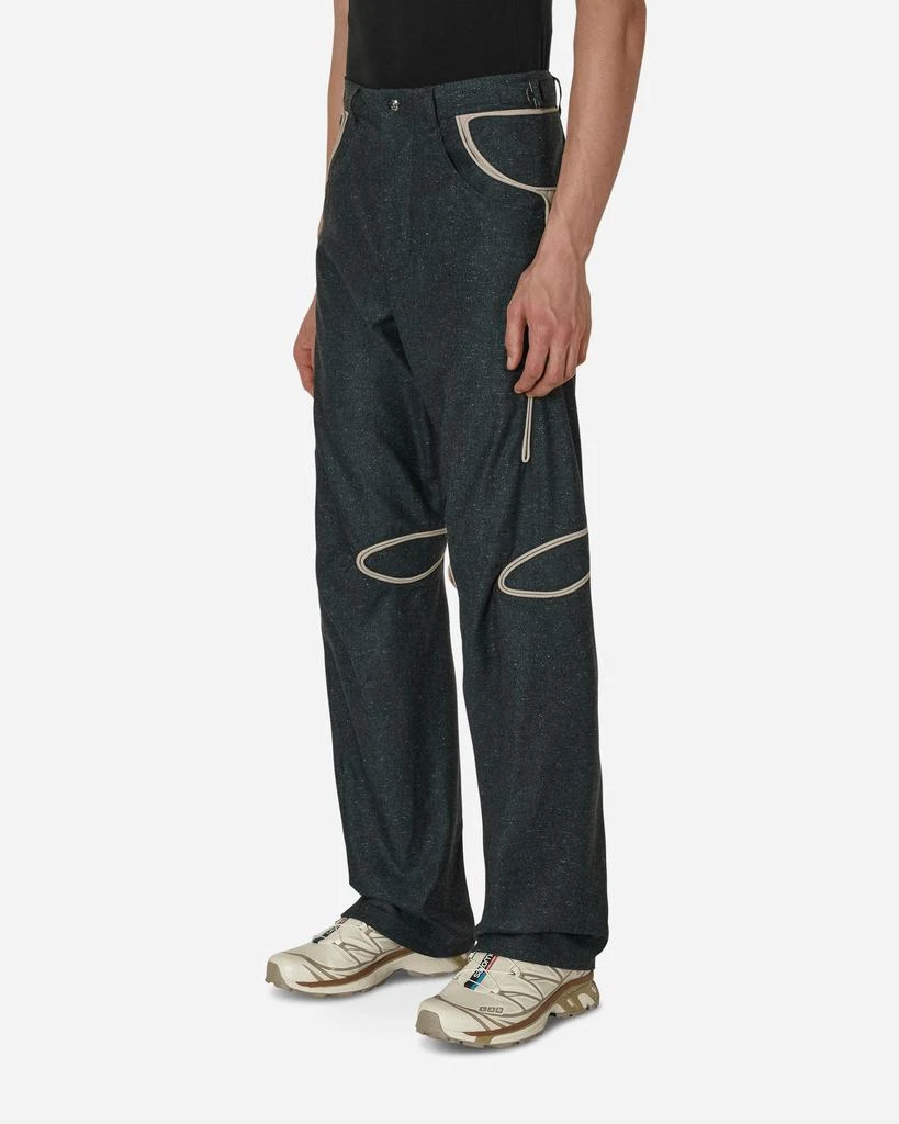 商品Kiko Kostadinov|Giran Piping Trousers Green,价格¥2722,第2张图片详细描述