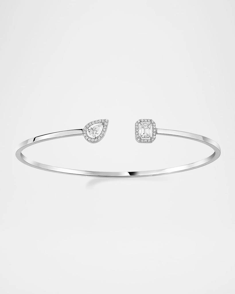 商品Messika|My Twin 18K White Gold Thin Bangle Bracelet,价格¥29164,第1张图片