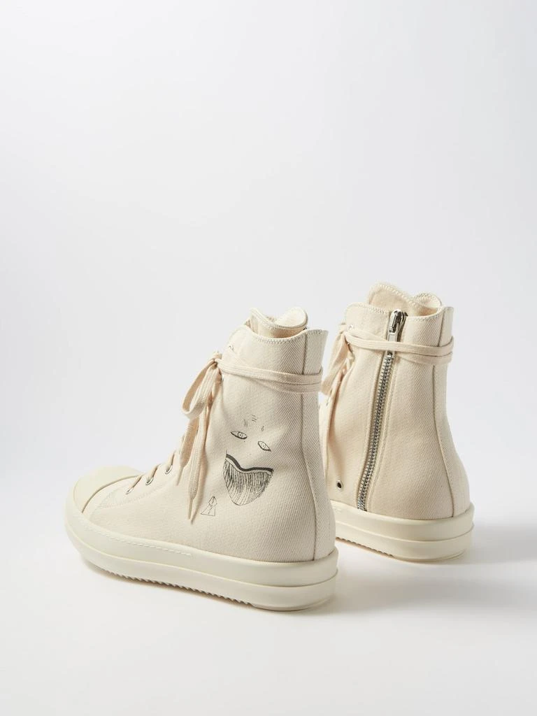 商品Rick Owens|Scarpe denim side-zip trainers,价格¥3314,第5张图片详细描述