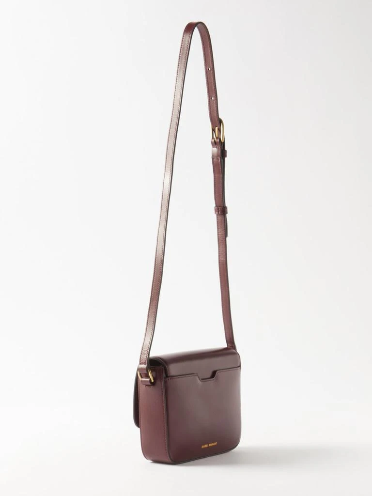 商品Isabel Marant|Elda mini leather cross-body bag,价格¥5691,第4张图片详细描述