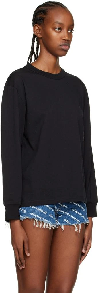 商品Alexander Wang|Black Puff Long Sleeve T-Shirt,价格¥631,第2张图片详细描述