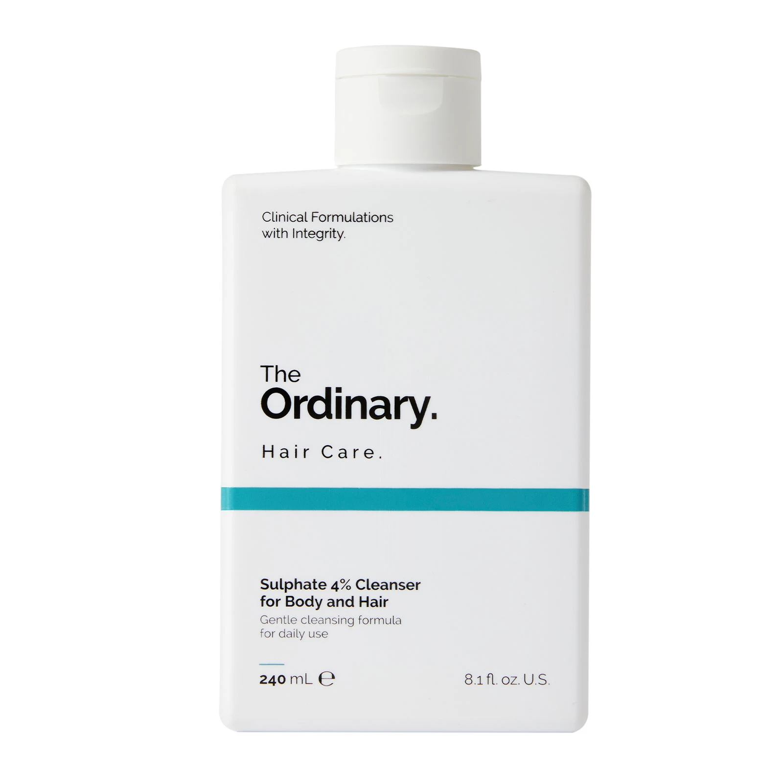 商品The Ordinary|The Ordinary 4%硫酸盐温和沐浴洗发二合一240ml,价格¥83,第1张图片