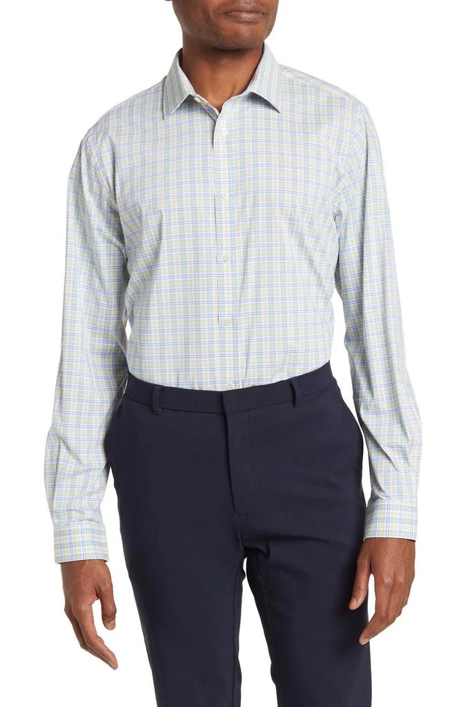 商品Tommy Hilfiger|Slim Fit All-Seasons Stretch Long Sleeve Dress Shirt,价格¥152,第1张图片