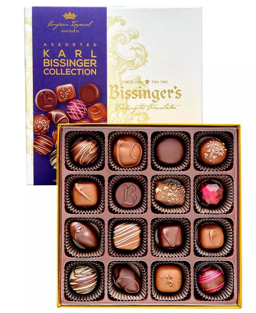 商品Bissinger's Handcrafted Chocolate|Karl Bissinger, 17 Piece Assorted Gift Box,价格¥270,第1张图片