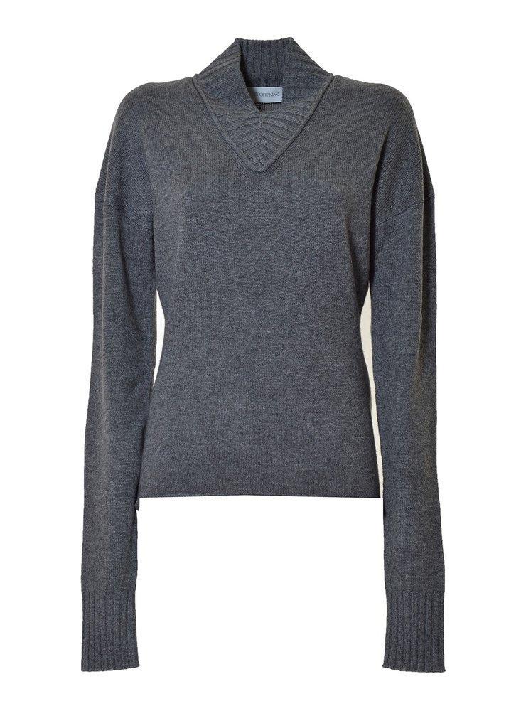 商品Max Mara|Sportmax V-Neck Long Sleeved Jumper,价格¥2470,第1张图片